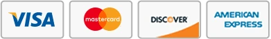 Accepted payment cards